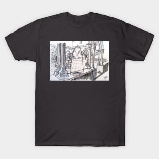 Cloister Convento de Cristo Tomar T-Shirt